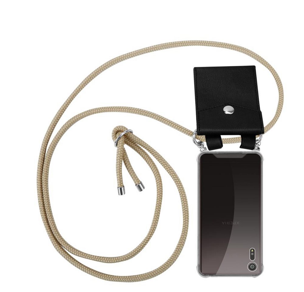 Cadorabo Handyhülle für Sony Xperia XZ / XZs Kette Sony Xperia XZ / XZs, Flexible TPU Silikon Handy Schutzhülle - Hülle - mit Handykette Cadorabo Handyhülle für Sony Xperia XZ / XZs Kette Sony Xperia XZ / XZs, Flexible TPU Silikon Handy Schutzhülle - Hülle - mit Handykette von Cadorabo