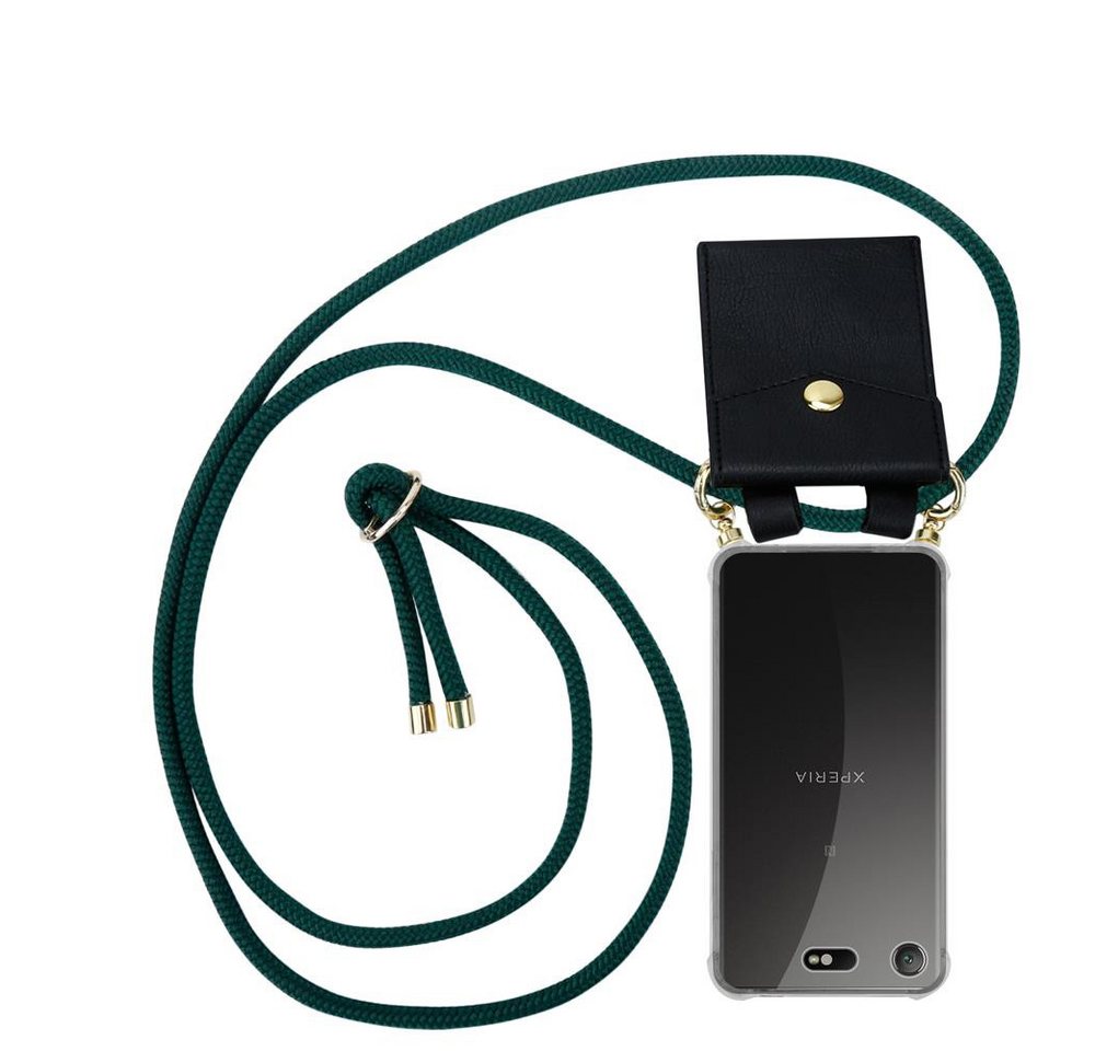 Cadorabo Handyhülle für Sony Xperia XZ1 COMPACT Kette Sony Xperia XZ1 COMPACT, Flexible TPU Silikon Handy Schutzhülle - Hülle - mit Handykette Cadorabo Handyhülle für Sony Xperia XZ1 COMPACT Kette Sony Xperia XZ1 COMPACT, Flexible TPU Silikon Handy Schutzhülle - Hülle - mit Handykette von Cadorabo