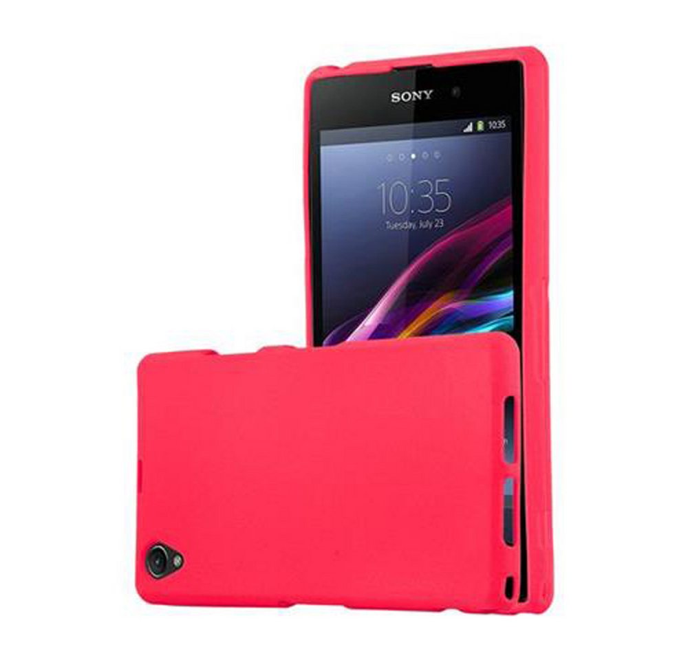 Cadorabo Handyhülle für Sony Xperia Z1 COMPACT Hülle Sony Xperia Z1 COMPACT, Flexible TPU Silikon Handy Schutzhülle - Hülle - ultra slim Cadorabo Handyhülle für Sony Xperia Z1 COMPACT Hülle Sony Xperia Z1 COMPACT, Flexible TPU Silikon Handy Schutzhülle - Hülle - ultra slim von Cadorabo