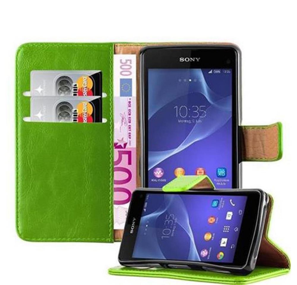 Cadorabo Handyhülle für Sony Xperia Z1 COMPACT Hülle Sony Xperia Z1 COMPACT, Klappbare Handy Schutzhülle - Hülle - mit Standfunktion und Kartenfach Cadorabo Handyhülle für Sony Xperia Z1 COMPACT Hülle Sony Xperia Z1 COMPACT, Klappbare Handy Schutzhülle - Hülle - mit Standfunktion und Kartenfach von Cadorabo