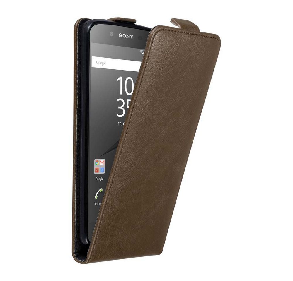 Cadorabo Handyhülle für Sony Xperia Z5 Hülle Sony Xperia Z5, Handy Schutzhülle, Klappbare Hülle, Kunstleder mit Magnetverschluss von Cadorabo