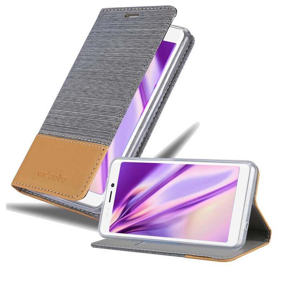 Cadorabo Handyhülle für WIKO JERRY 3 Hülle WIKO JERRY 3, Klappbare Handy Schutzhülle - Hülle - mit Standfunktion und Kartenfach Cadorabo Handyhülle für WIKO JERRY 3 Hülle WIKO JERRY 3, Klappbare Handy Schutzhülle - Hülle - mit Standfunktion und Kartenfach von Cadorabo