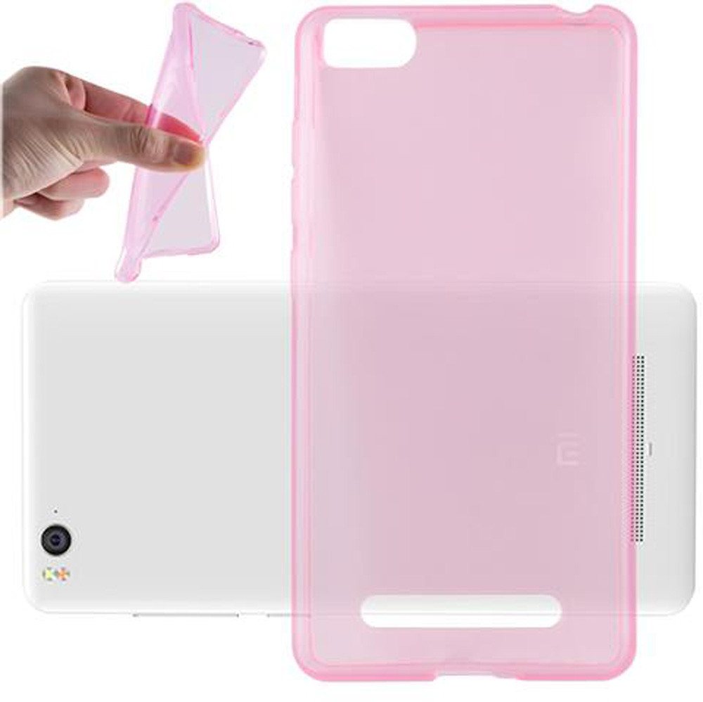 Cadorabo Handyhülle für Xiaomi Mi 4 Hülle Xiaomi Mi 4, Hülle TPU Silikon Handy Schutzhülle Slim Transparent Case Cover von Cadorabo