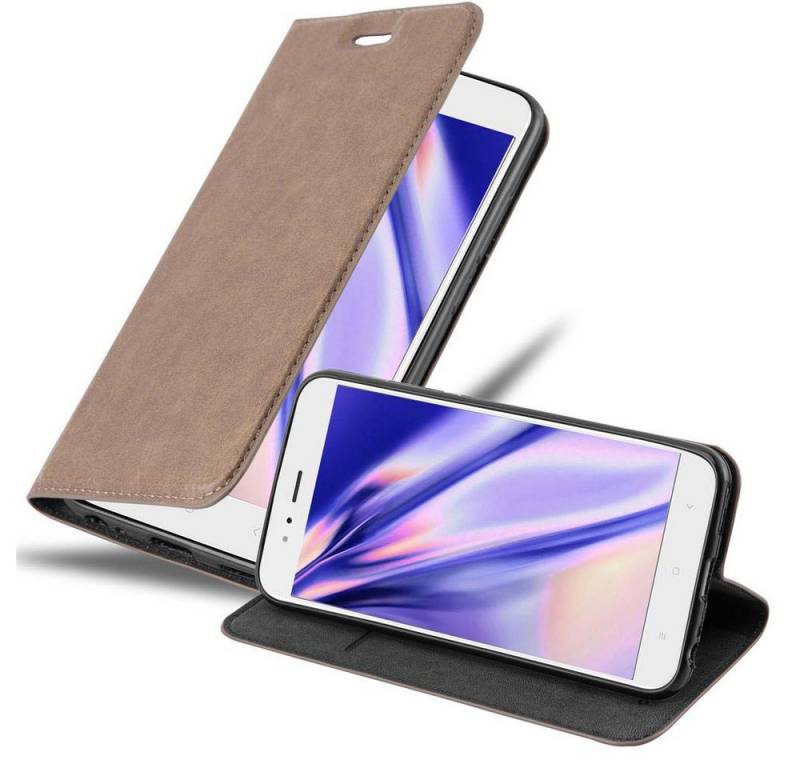 Cadorabo Handyhülle für Xiaomi Mi A1 / Mi 5X Hülle Xiaomi Mi A1 / Mi 5X, Hülle Schutzhülle mit Standfunktion, Magnetverschluss und Kartenfach von Cadorabo