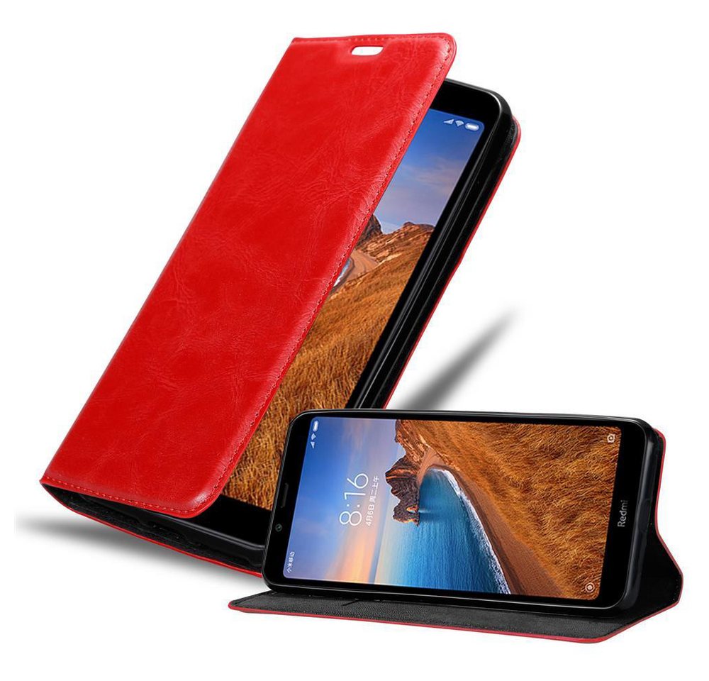 Cadorabo Handyhülle für Xiaomi RedMi 7A Hülle Xiaomi RedMi 7A, Hülle Schutzhülle mit Standfunktion, Magnetverschluss und Kartenfach Cadorabo Handyhülle für Xiaomi RedMi 7A Hülle Xiaomi RedMi 7A, Hülle Schutzhülle mit Standfunktion, Magnetverschluss und Kartenfach von Cadorabo