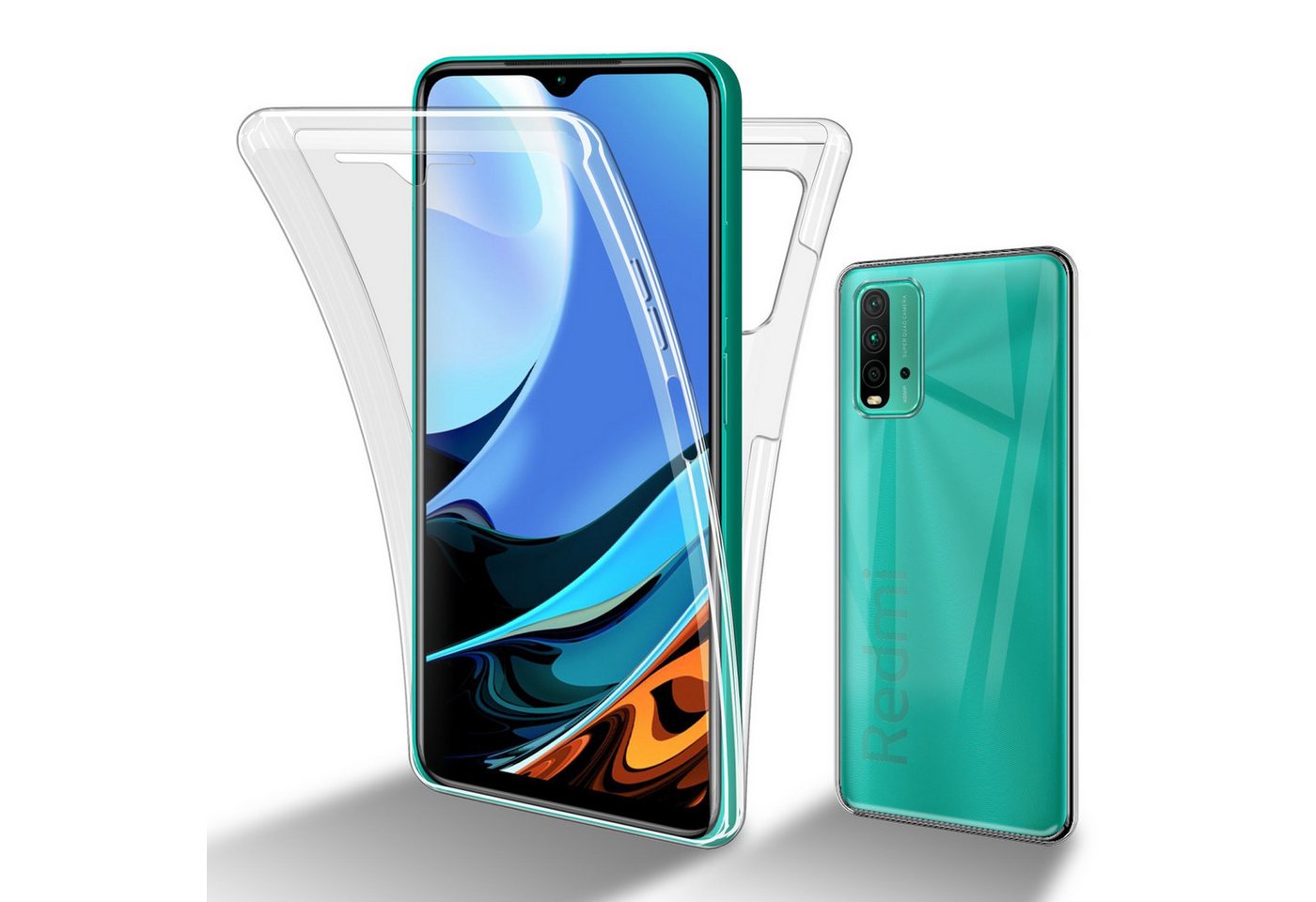 Cadorabo Handyhülle für Xiaomi RedMi 9T Hülle Xiaomi RedMi 9T, Flexible Case Handy Schutzhülle - Hülle - Back Cover 360° Grad Cadorabo Handyhülle für Xiaomi RedMi 9T Hülle Xiaomi RedMi 9T, Flexible Case Handy Schutzhülle - Hülle - Back Cover 360° Grad von Cadorabo
