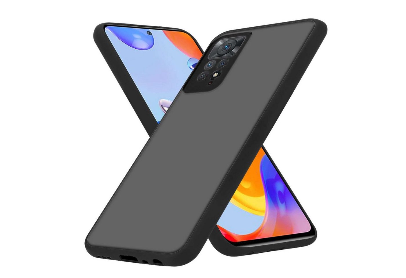 Cadorabo Handyhülle Xiaomi RedMi NOTE 11 PRO 4G / 5G Xiaomi RedMi NOTE 11 PRO 4G / 5G, Handy Schutzhülle - Hülle - Ultra Slim Hard Cover Case - Bumper von Cadorabo