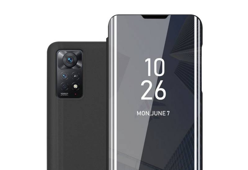Cadorabo Handyhülle für Xiaomi RedMi NOTE 11 PRO 4G / 5G Hülle Xiaomi RedMi NOTE 11 PRO 4G / 5G, Klappbare Handy Schutzhülle - Hülle - mit Standfunktion und Kartenfach von Cadorabo