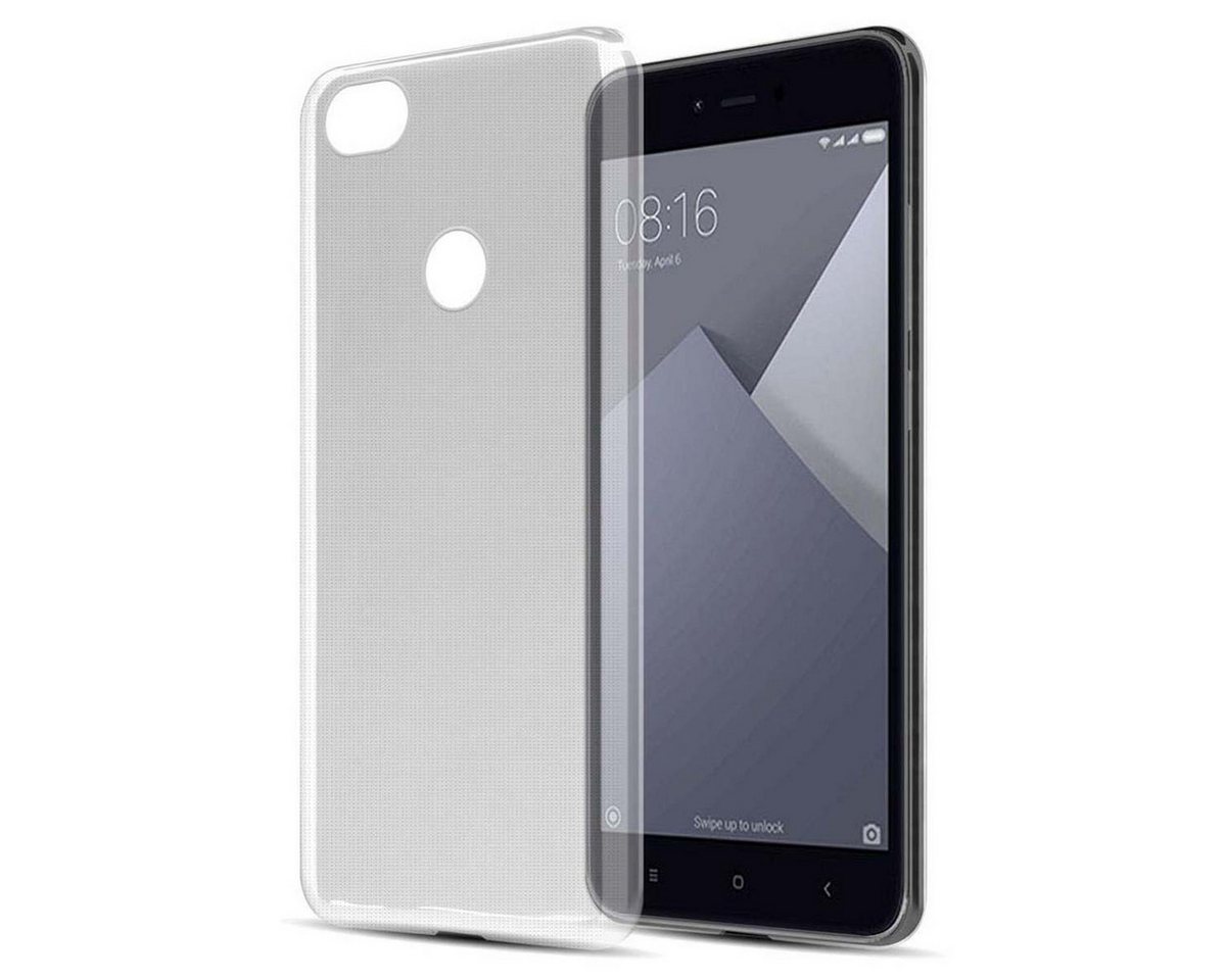 Cadorabo Handyhülle für Xiaomi RedMi NOTE 5A Hülle Xiaomi RedMi NOTE 5A, Hülle TPU Silikon Handy Schutzhülle Slim Transparent Case Cover Cadorabo Handyhülle für Xiaomi RedMi NOTE 5A Hülle Xiaomi RedMi NOTE 5A, Hülle TPU Silikon Handy Schutzhülle Slim Transparent Case Cover von Cadorabo