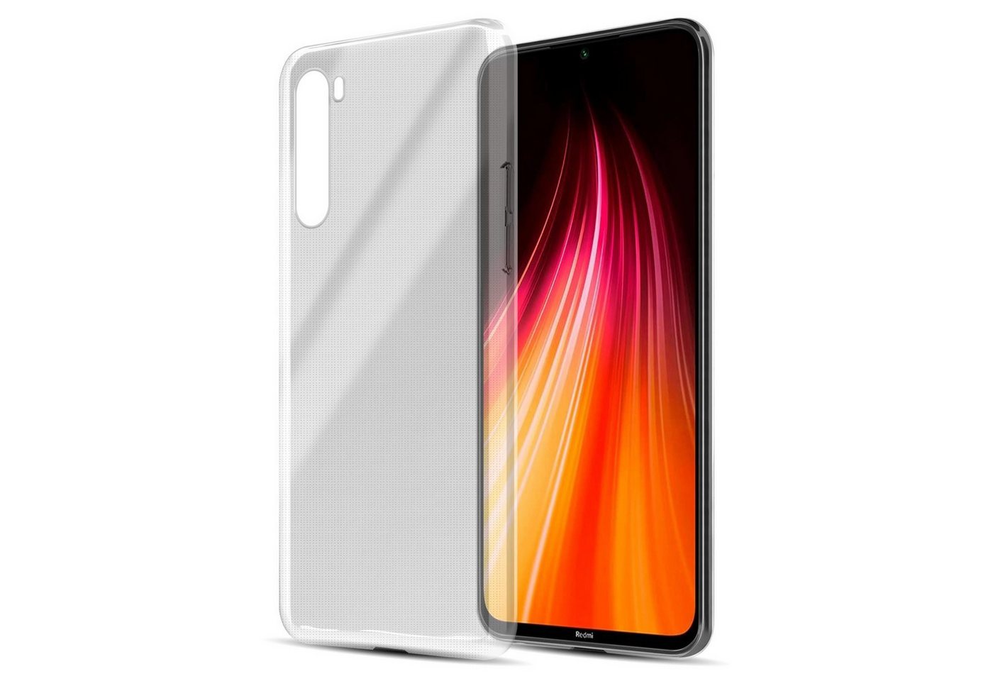 Cadorabo Handyhülle Xiaomi RedMi NOTE 8 Xiaomi RedMi NOTE 8, Flexible TPU Silikon Handy Schutzhülle - Hülle - ultra slim von Cadorabo