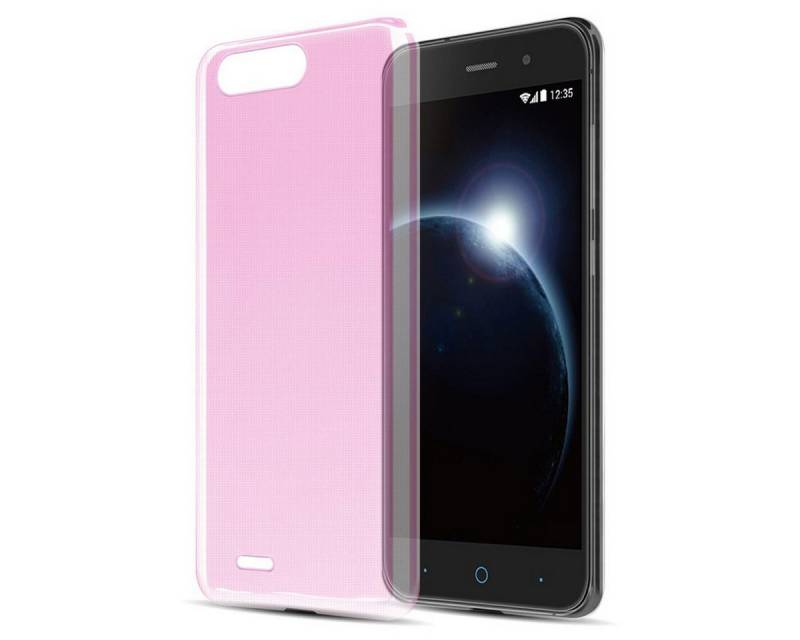 Cadorabo Handyhülle für ZTE Blade V6 Hülle ZTE Blade V6, Hülle TPU Silikon Handy Schutzhülle Slim Transparent Case Cover von Cadorabo
