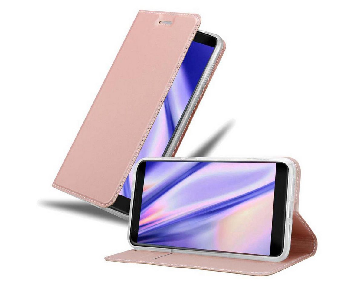 Cadorabo Handyhülle für ZTE Blade V9 Hülle ZTE Blade V9, Schutzhülle Hülle mit Standfunktion, Magnetverschluss und Kartenfach Cadorabo Handyhülle für ZTE Blade V9 Hülle ZTE Blade V9, Schutzhülle Hülle mit Standfunktion, Magnetverschluss und Kartenfach von Cadorabo