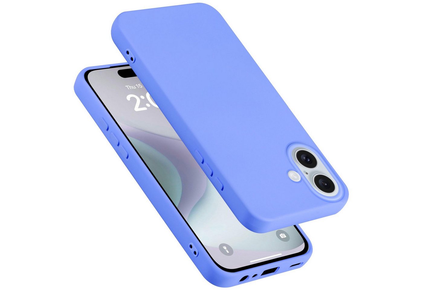 Cadorabo Handyhülle für iPhone 16 Hülle Apple iPhone 16, Flexible Hülle TPU Silikon Schutzhülle Back Cover Case Cadorabo Handyhülle für iPhone 16 Hülle Apple iPhone 16, Flexible Hülle TPU Silikon Schutzhülle Back Cover Case von Cadorabo