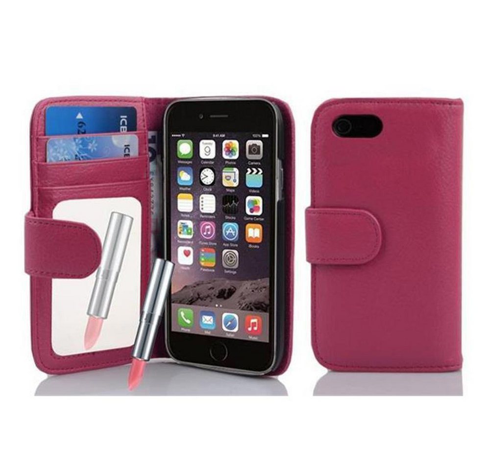 Cadorabo Handyhülle für Apple iPhone 6 / 6S Hülle Apple iPhone 6 / 6S, Klappbare Handy Schutzhülle - Hülle - mit Standfunktion und Kartenfach Cadorabo Handyhülle für Apple iPhone 6 / 6S Hülle Apple iPhone 6 / 6S, Klappbare Handy Schutzhülle - Hülle - mit Standfunktion und Kartenfach von Cadorabo