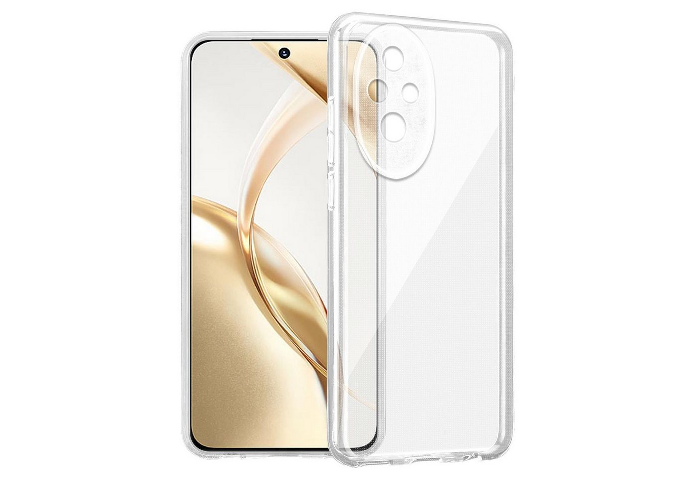 Cadorabo Handyhülle für Honor 200 Hülle Honor 200, Hülle TPU Silikon Handy Schutzhülle Slim Transparent Case Cover Cadorabo Handyhülle für Honor 200 Hülle Honor 200, Hülle TPU Silikon Handy Schutzhülle Slim Transparent Case Cover von Cadorabo