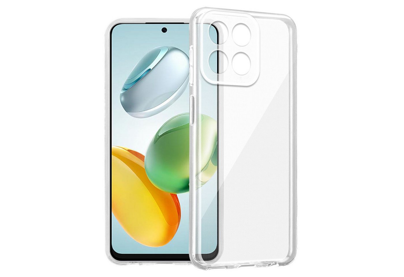 Cadorabo Handyhülle für Honor 200 Smart / X7c / play 60 Plus Hülle Honor 200 Smart / X7c / play 60 Plus, Hülle TPU Silikon Handy Schutzhülle Slim Transparent Case Cover Cadorabo Handyhülle für Honor 200 Smart / X7c / play 60 Plus Hülle Honor 200 Smart / X7c / play 60 Plus, Hülle TPU Silikon Handy Schutzhülle Slim Transparent Case Cover von Cadorabo