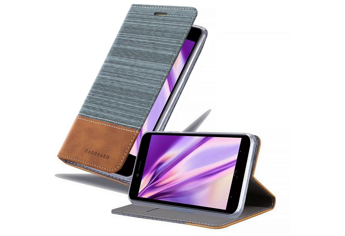 Cadorabo Handyhülle für Honor 9 Hülle Honor 9, Klappbare Handy Schutzhülle - Hülle - mit Standfunktion und Kartenfach Cadorabo Handyhülle für Honor 9 Hülle Honor 9, Klappbare Handy Schutzhülle - Hülle - mit Standfunktion und Kartenfach von Cadorabo