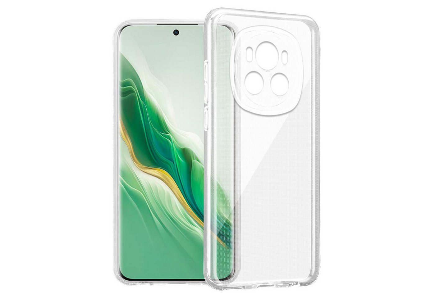 Cadorabo Handyhülle für Honor Magic 6 Hülle Honor Magic 6, Hülle TPU Silikon Handy Schutzhülle Slim Transparent Case Cover Cadorabo Handyhülle für Honor Magic 6 Hülle Honor Magic 6, Hülle TPU Silikon Handy Schutzhülle Slim Transparent Case Cover von Cadorabo