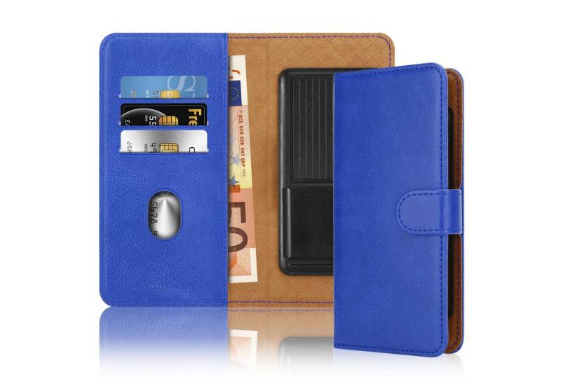 Cadorabo Handyhülle für Huawei P SMART 2021 Hülle Huawei P SMART 2021, Hülle mit Kartenfach 360 Grad Schutzhülle Flip Case Cover Handy Tasche von Cadorabo