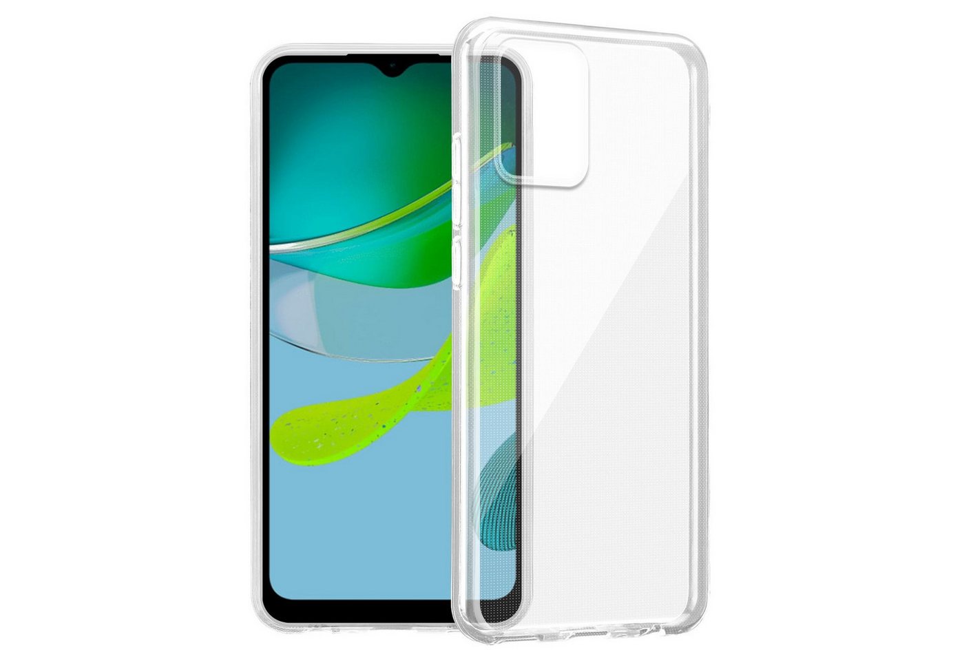 Cadorabo Handyhülle für Motorola Moto E13 Hülle Motorola Moto E13, Hülle TPU Silikon Handy Schutzhülle Slim Transparent Case Cover Cadorabo Handyhülle für Motorola Moto E13 Hülle Motorola Moto E13, Hülle TPU Silikon Handy Schutzhülle Slim Transparent Case Cover von Cadorabo