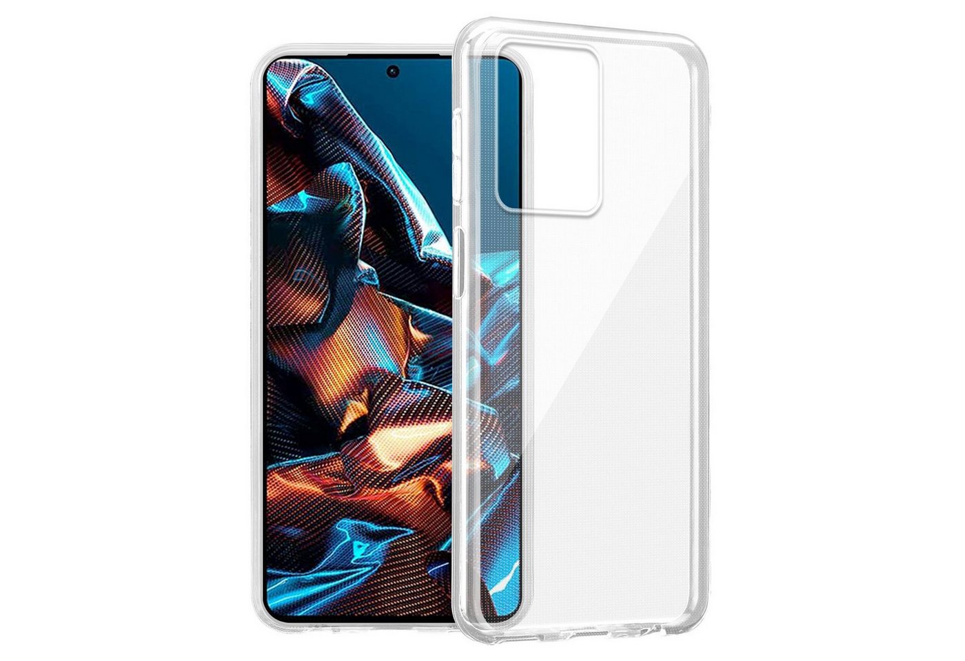 Cadorabo Handyhülle für Redmi Note 12 Pro 5G Hülle Redmi Note 12 Pro 5G, Hülle TPU Silikon Handy Schutzhülle Slim Transparent Case Cover Cadorabo Handyhülle für Redmi Note 12 Pro 5G Hülle Redmi Note 12 Pro 5G, Hülle TPU Silikon Handy Schutzhülle Slim Transparent Case Cover von Cadorabo
