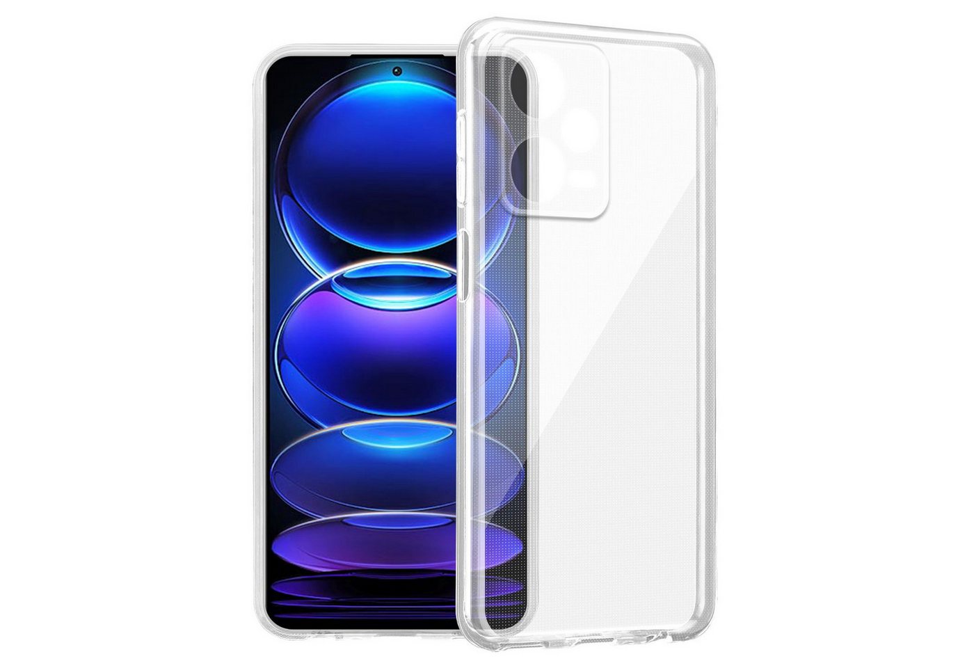 Cadorabo Handyhülle für Redmi Note 12 Pro Plus 5G Hülle Redmi Note 12 Pro Plus 5G, Hülle TPU Silikon Handy Schutzhülle Slim Transparent Case Cover Cadorabo Handyhülle für Redmi Note 12 Pro Plus 5G Hülle Redmi Note 12 Pro Plus 5G, Hülle TPU Silikon Handy Schutzhülle Slim Transparent Case Cover von Cadorabo