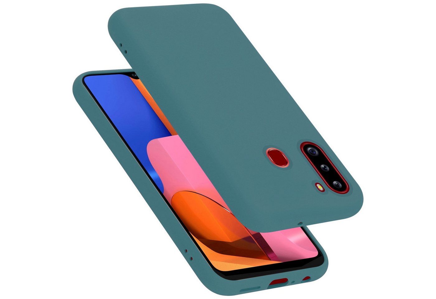 Cadorabo Handyhülle für Samsung Galaxy A21 Hülle Samsung Galaxy A21, Flexible Hülle TPU Silikon Schutzhülle Back Cover Case Cadorabo Handyhülle für Samsung Galaxy A21 Hülle Samsung Galaxy A21, Flexible Hülle TPU Silikon Schutzhülle Back Cover Case von Cadorabo