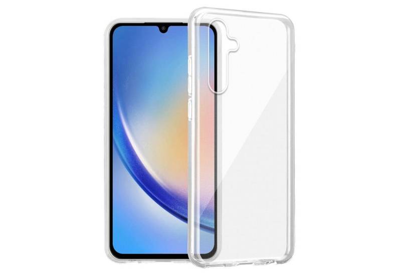 Cadorabo Handyhülle für Samsung Galaxy A54 5G Hülle Samsung Galaxy A54 5G, Hülle TPU Silikon Handy Schutzhülle Slim Transparent Case Cover von Cadorabo