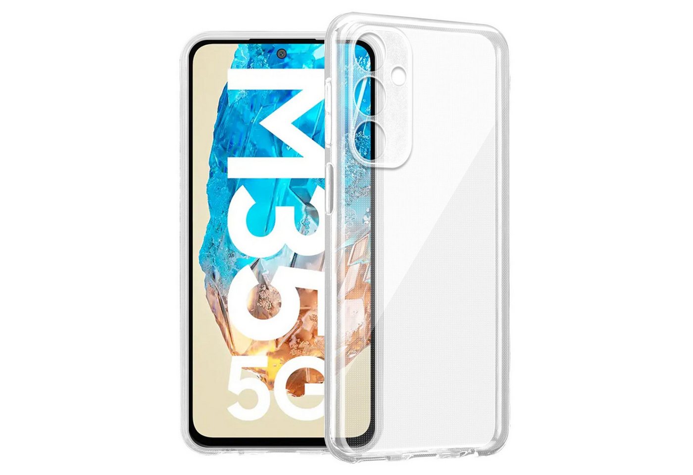 Cadorabo Handyhülle für Samsung Galaxy M35 Hülle Samsung Galaxy M35, Hülle TPU Silikon Handy Schutzhülle Slim Transparent Case Cover Cadorabo Handyhülle für Samsung Galaxy M35 Hülle Samsung Galaxy M35, Hülle TPU Silikon Handy Schutzhülle Slim Transparent Case Cover von Cadorabo