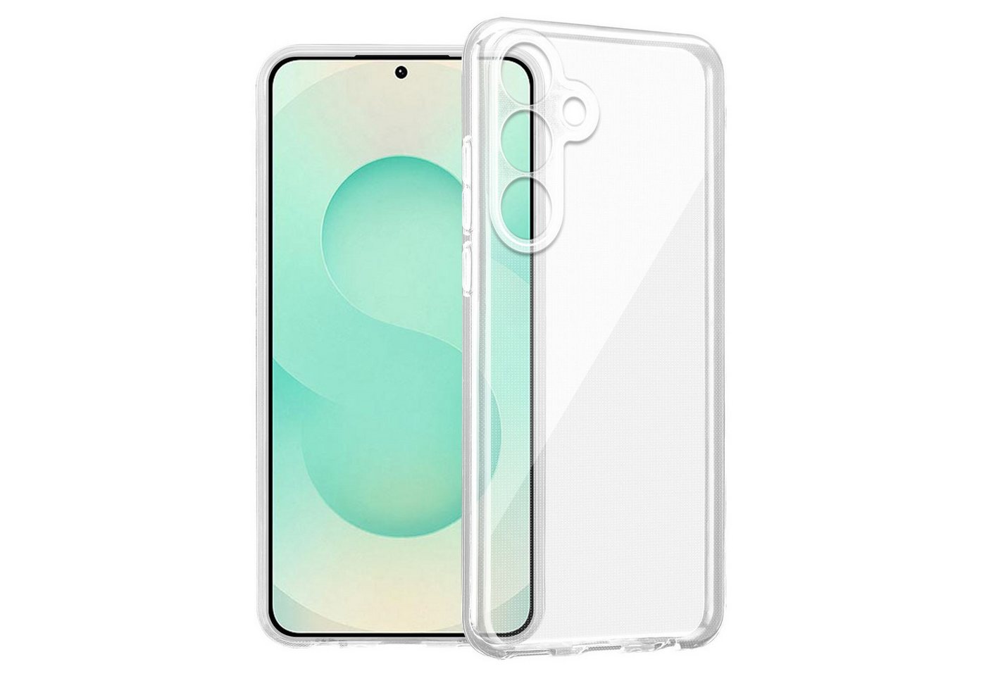 Cadorabo Handyhülle für Samsung Galaxy S25 Plus Hülle Samsung Galaxy S25 Plus, Hülle TPU Silikon Handy Schutzhülle Slim Transparent Case Cover Cadorabo Handyhülle für Samsung Galaxy S25 Plus Hülle Samsung Galaxy S25 Plus, Hülle TPU Silikon Handy Schutzhülle Slim Transparent Case Cover von Cadorabo