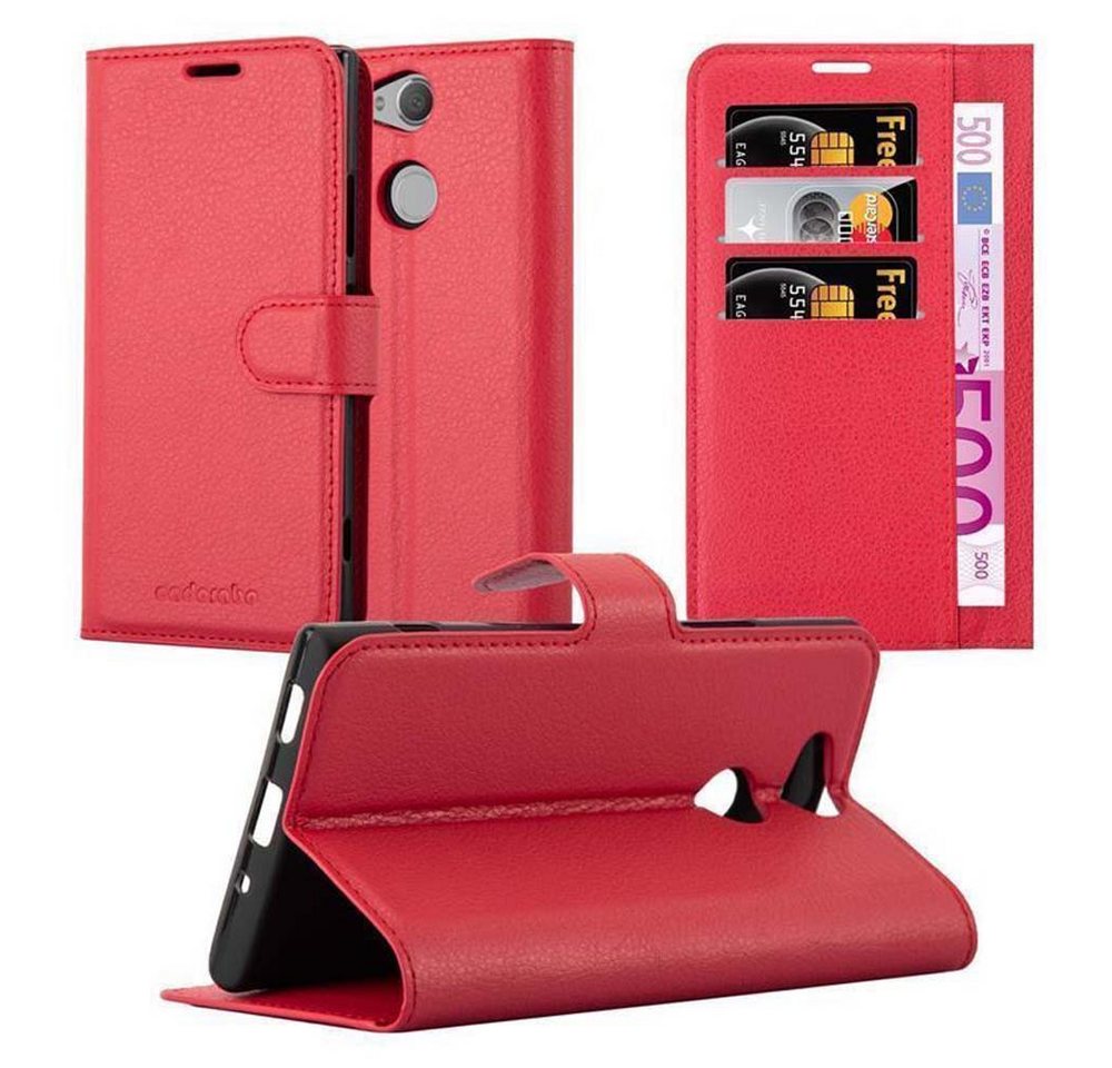 Cadorabo Handyhülle für Sony Xperia XA2 Hülle Sony Xperia XA2, Hülle Schutzhülle mit Standfunktion, Kartenfach und Magnetverschluss Cadorabo Handyhülle für Sony Xperia XA2 Hülle Sony Xperia XA2, Hülle Schutzhülle mit Standfunktion, Kartenfach und Magnetverschluss von Cadorabo