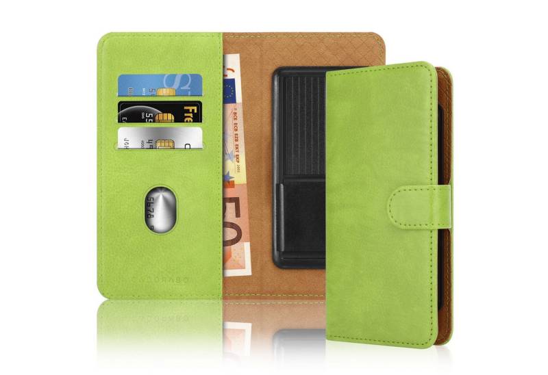 Cadorabo Handyhülle für Sony Xperia Z3 COMPACT Hülle Sony Xperia Z3 COMPACT, Hülle mit Kartenfach 360 Grad Schutzhülle Flip Case Cover Handy Tasche von Cadorabo
