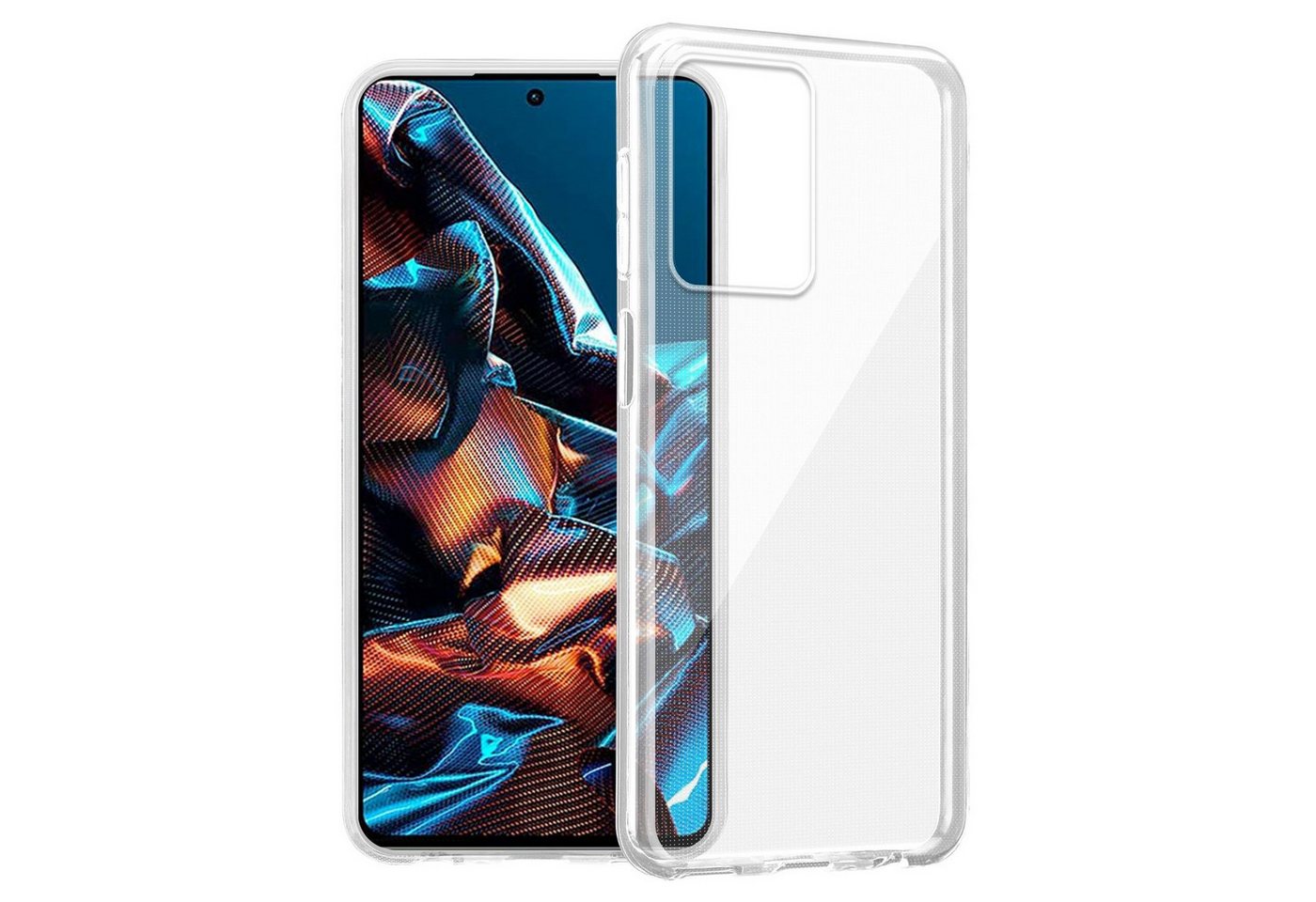 Cadorabo Handyhülle für Xiaomi Poco X5 Pro / RedMi Note 12 Pro 5G Hülle Xiaomi Poco X5 Pro / RedMi Note 12 Pro 5G, Hülle TPU Silikon Handy Schutzhülle Slim Transparent Case Cover Cadorabo Handyhülle für Xiaomi Poco X5 Pro / RedMi Note 12 Pro 5G Hülle Xiaomi Poco X5 Pro / RedMi Note 12 Pro 5G, Hülle TPU Silikon Handy Schutzhülle Slim Transparent Case Cover von Cadorabo