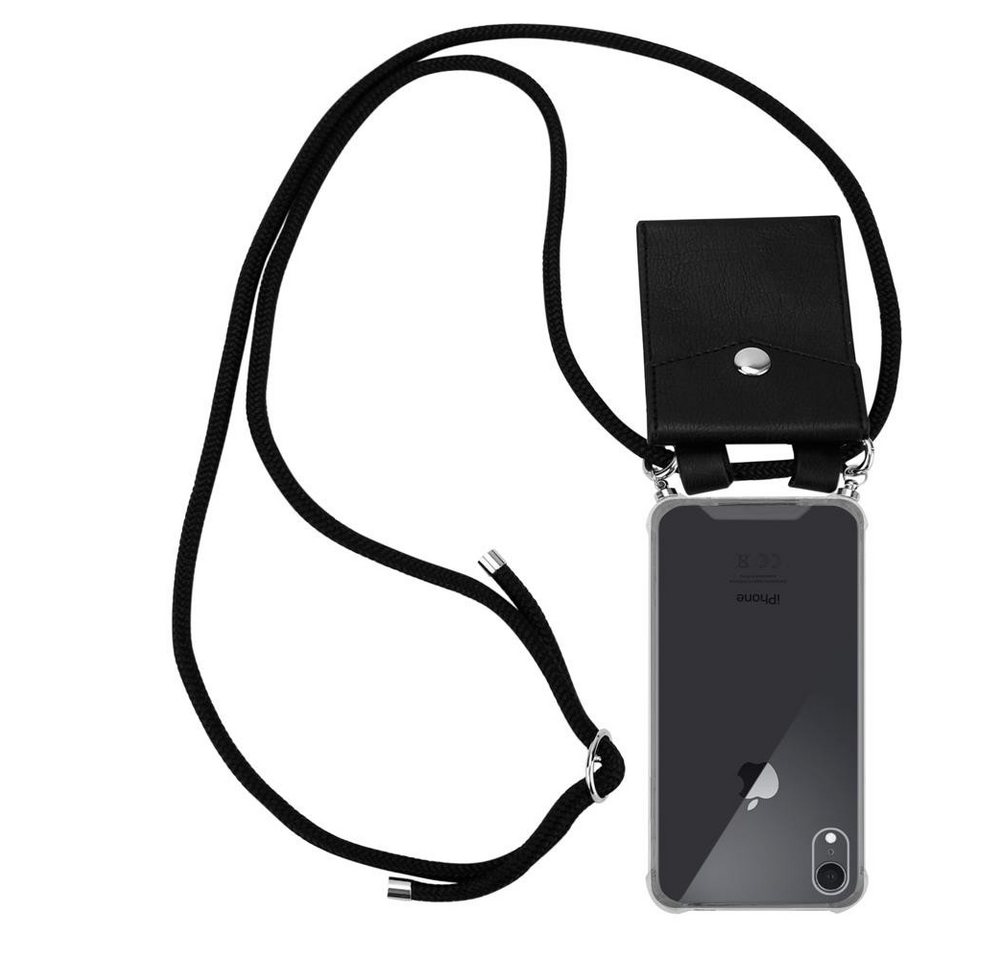 Cadorabo Handyhülle für iPhone XR Kette Apple iPhone XR, Flexible TPU Silikon Handy Schutzhülle - Hülle - mit Handykette Cadorabo Handyhülle für iPhone XR Kette Apple iPhone XR, Flexible TPU Silikon Handy Schutzhülle - Hülle - mit Handykette von Cadorabo