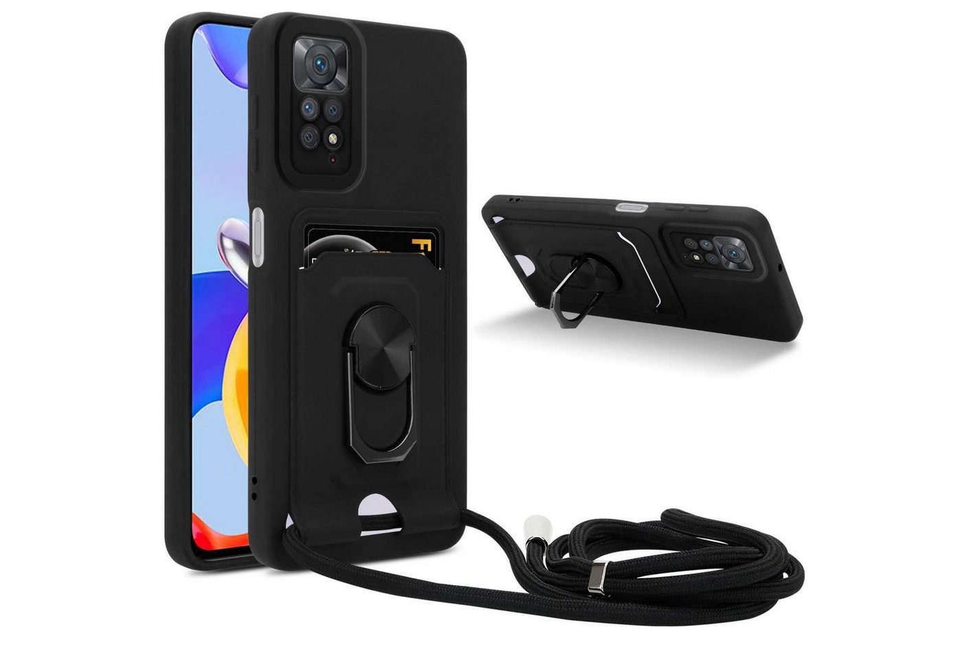 Cadorabo Handykette für Xiaomi RedMi NOTE 11 PRO 4G / 5G Xiaomi RedMi NOTE 11 PRO 4G / 5G, Handykette mit Standfunktion Schutzhülle Cadorabo Handykette für Xiaomi RedMi NOTE 11 PRO 4G / 5G Xiaomi RedMi NOTE 11 PRO 4G / 5G, Handykette mit Standfunktion Schutzhülle von Cadorabo