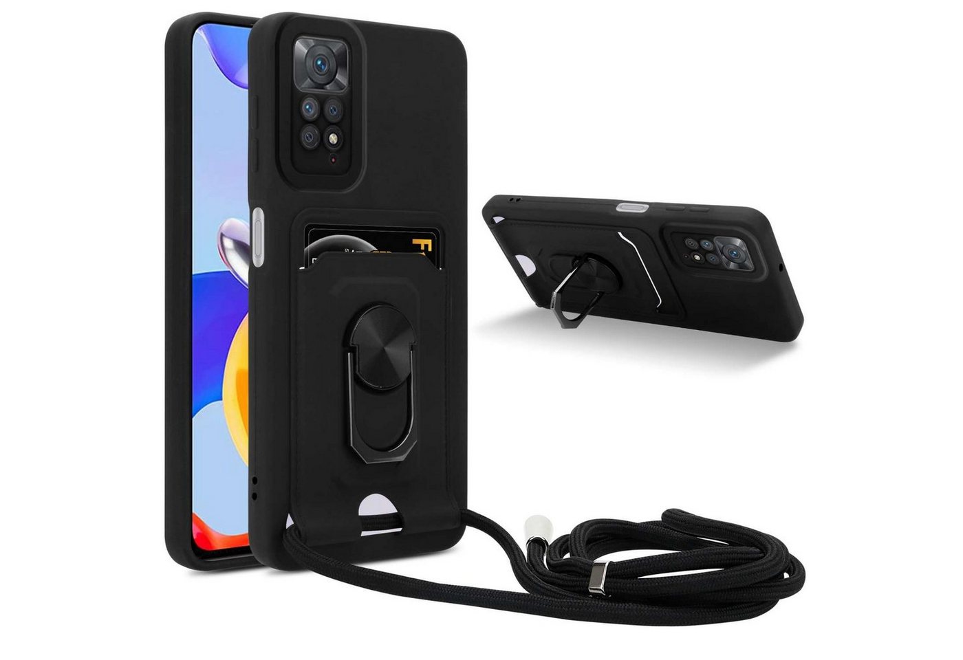 Cadorabo Handykette Xiaomi RedMi NOTE 11 PRO 4G / 5G Xiaomi RedMi NOTE 11 PRO 4G / 5G, Handykette mit Standfunktion Schutzhülle von Cadorabo