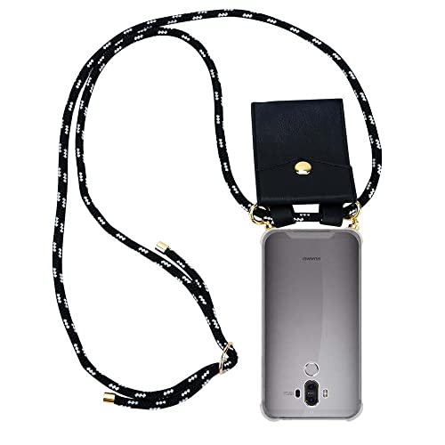 Cadorabo Handykette kompatibel mit Huawei Mate 9 Schutzhülle TPU Silikon Case Necklace Design Slim Kratzfest Kordel Band mit Etui Rundumschutz Case Hülle für Huawei Mate 9 in Schwarz Cadorabo Handykette kompatibel mit Huawei Mate 9 Schutzhülle TPU Silikon Case Necklace Design Slim Kratzfest Kordel Band mit Etui Rundumschutz Case Hülle für Huawei Mate 9 in Schwarz von Cadorabo