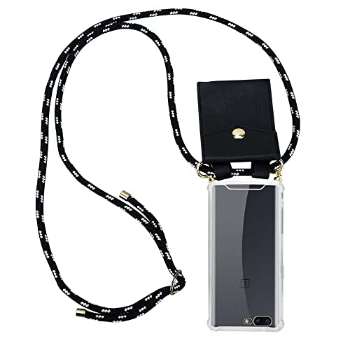 Cadorabo Handykette kompatibel mit OnePlus 5 Schutzhülle TPU Silikon Case Necklace Design Slim Kratzfest Kordel Band mit Etui Rundumschutz Case Hülle für OnePlus 5 in Schwarz Cadorabo Handykette kompatibel mit OnePlus 5 Schutzhülle TPU Silikon Case Necklace Design Slim Kratzfest Kordel Band mit Etui Rundumschutz Case Hülle für OnePlus 5 in Schwarz von Cadorabo