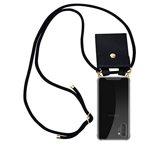 Cadorabo Handykette kompatibel mit Samsung Galaxy Note 10 Plus Schutzhülle TPU Silikon Case Necklace Design Slim Kordel Band mit Etui Rundumschutz Case Hülle für Galaxy Note 10 Plus in Schwarz Cadorabo Handykette kompatibel mit Samsung Galaxy Note 10 Plus Schutzhülle TPU Silikon Case Necklace Design Slim Kordel Band mit Etui Rundumschutz Case Hülle für Galaxy Note 10 Plus in Schwarz von Cadorabo