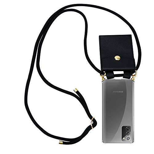 Cadorabo Handykette kompatibel mit Samsung Galaxy Note 20 Schutzhülle TPU Silikon Case Necklace Design Slim Kratzfest Kordel Band mit Etui Rundumschutz Case Hülle für Galaxy Note 20 in Schwarz Cadorabo Handykette kompatibel mit Samsung Galaxy Note 20 Schutzhülle TPU Silikon Case Necklace Design Slim Kratzfest Kordel Band mit Etui Rundumschutz Case Hülle für Galaxy Note 20 in Schwarz von Cadorabo
