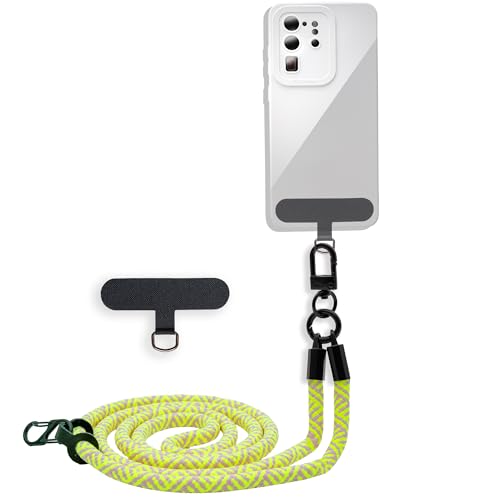 Cadorabo Handykette kompatibel mit Samsung Galaxy S21 FE in GELB - Necklace Hülle mit Verstellbaren Band Kordel zum Umhängen Cadorabo Handykette kompatibel mit Samsung Galaxy S21 FE in GELB - Necklace Hülle mit Verstellbaren Band Kordel zum Umhängen von Cadorabo