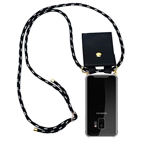 Cadorabo Handykette kompatibel mit Samsung Galaxy S9 Schutzhülle TPU Silikon Case Necklace Design Slim Kratzfest Kordel Band mit Etui Rundumschutz Case Hülle für Galaxy S9 in Schwarz Cadorabo Handykette kompatibel mit Samsung Galaxy S9 Schutzhülle TPU Silikon Case Necklace Design Slim Kratzfest Kordel Band mit Etui Rundumschutz Case Hülle für Galaxy S9 in Schwarz von Cadorabo