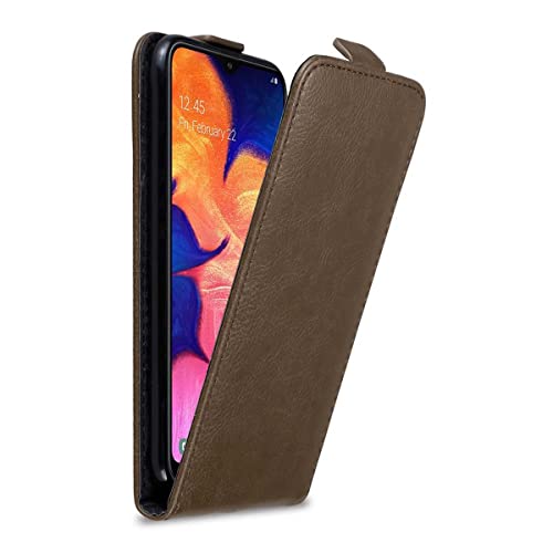 Cadorabo Hülle kompatibel mit Samsung Galaxy A10 / M10 Flip Design aus Premium Kunst Leder Flip Klappbare Stoßfeste Magnetische Cover Hülle für Galaxy A10 / M10 Tasche in Braun Cadorabo Hülle kompatibel mit Samsung Galaxy A10 / M10 Flip Design aus Premium Kunst Leder Flip Klappbare Stoßfeste Magnetische Cover Hülle für Galaxy A10 / M10 Tasche in Braun von Cadorabo