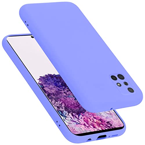 Cadorabo Hülle für Samsung Galaxy A71 in Liquid HELL LILA - Handyhülle aus flexiblem TPU Silikon - Silikonhülle Schutzhülle Ultra Slim Soft Back Cover Case Bumper von Cadorabo