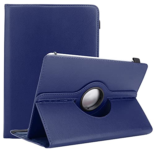 Cadorabo Hülle kompatibel mit Alcatel 1T (10 Zoll) Tablethülle 360 Design aus Premium Kunst Leder Flip Klappbare Stoßfeste Magnetische Cover Hülle für Alcatel 1T (10 Zoll) Tasche in Blau von Cadorabo