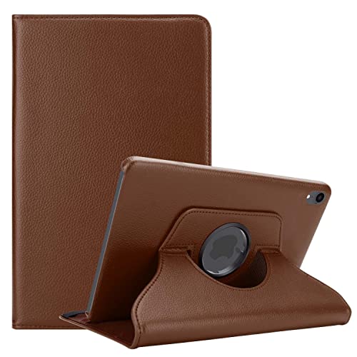 Cadorabo Hülle kompatibel mit Apple iPad Mini 6 (8.3 Zoll) Tablethülle ohne Auto Wake Up aus Premium Kunst Leder Flip Klappbare Stoßfeste Cover Hülle für iPad Mini 6 (8.3 Zoll) Tasche in Braun von Cadorabo