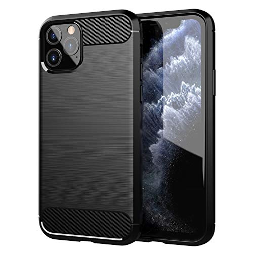 Cadorabo Hülle kompatibel mit Apple iPhone 11 PRO Schutzhülle TPU Silikon Case Karbon Optik Slim Kratzfest Weiche Gummi mit Rundumschutz Case Hülle für iPhone 11 PRO in Schwarz Cadorabo Hülle kompatibel mit Apple iPhone 11 PRO Schutzhülle TPU Silikon Case Karbon Optik Slim Kratzfest Weiche Gummi mit Rundumschutz Case Hülle für iPhone 11 PRO in Schwarz von Cadorabo