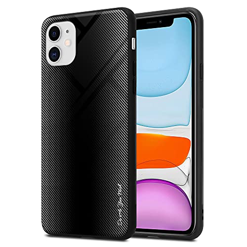 Cadorabo Hülle kompatibel mit Apple iPhone 11 Schutzhülle TPU Silikon Case Glas Slim Kratzfest Weiche Gummi mit Rundumschutz Case Hülle für iPhone 11 in Schwarz Cadorabo Hülle kompatibel mit Apple iPhone 11 Schutzhülle TPU Silikon Case Glas Slim Kratzfest Weiche Gummi mit Rundumschutz Case Hülle für iPhone 11 in Schwarz von Cadorabo