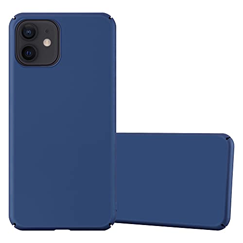 Cadorabo Hülle kompatibel mit Apple iPhone 12 Mini Schutzhülle TPU Silikon Case Metallic Design Anti Rutsch Slim Kratzfest Stabiles Hardcase mit Rundumschutz Case Hülle für iPhone 12 Mini in Blau von Cadorabo