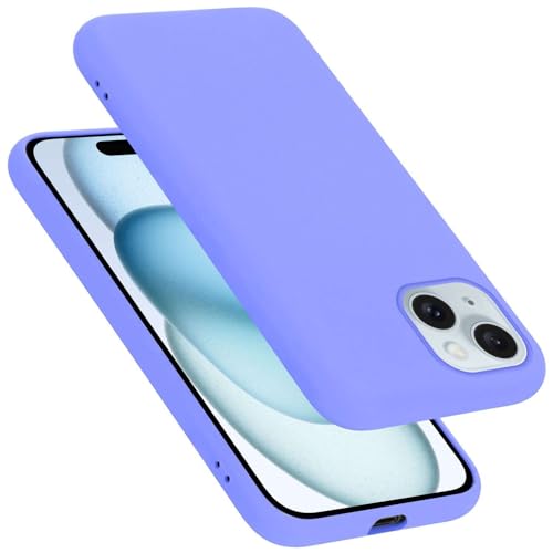 Cadorabo Hülle kompatibel mit Apple iPhone 15 Hülle Silikon Handyhülle für iPhone 15 Case aus flüssigem Silikon- Kratzfeste und stoßfeste dünne TPU Schutzhülle - Liquid HELL LILA Cadorabo Hülle kompatibel mit Apple iPhone 15 Hülle Silikon Handyhülle für iPhone 15 Case aus flüssigem Silikon- Kratzfeste und stoßfeste dünne TPU Schutzhülle - Liquid HELL LILA von Cadorabo